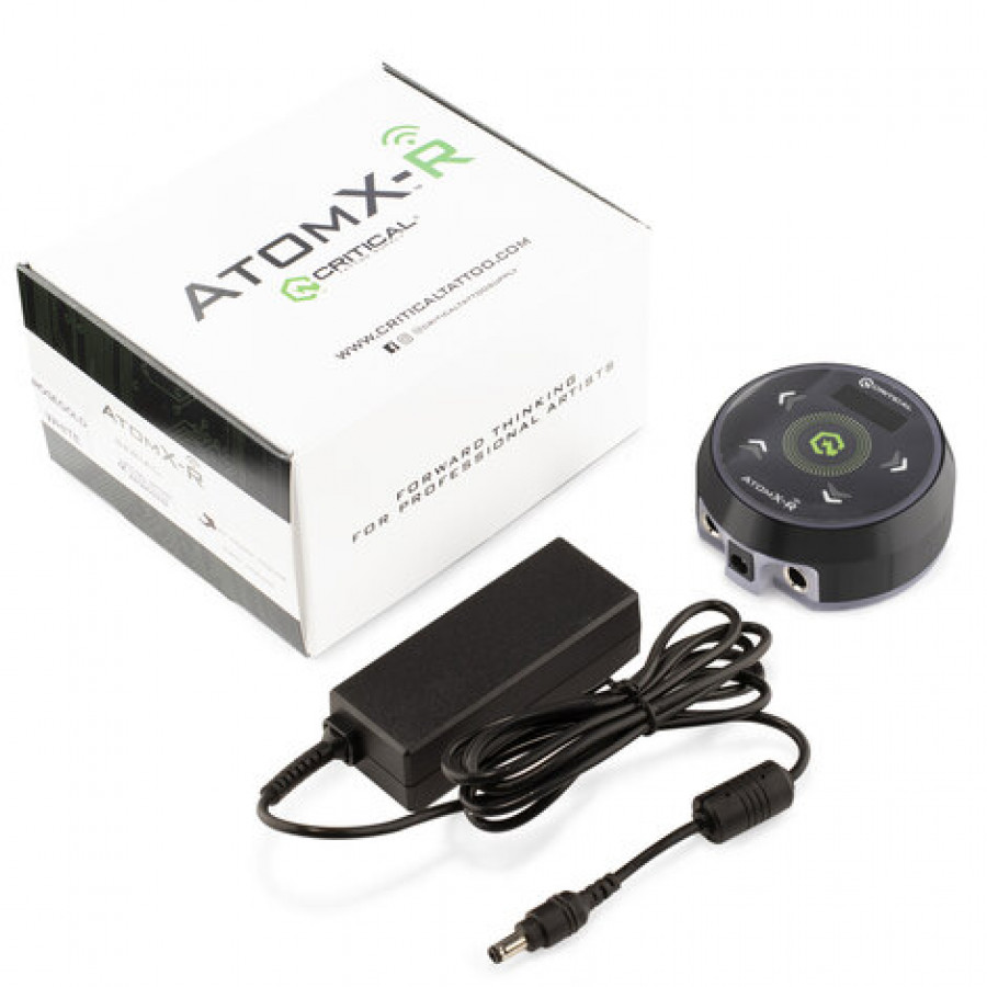 Блок питания для тату машинки ATOMX-R - Critical Power Supply Black